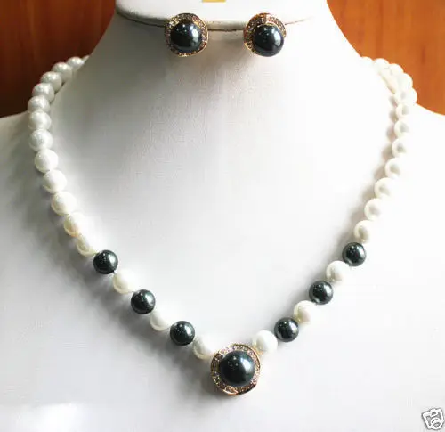 Горячая продажа благородный Новый ювелирные изделия черный белый корпус