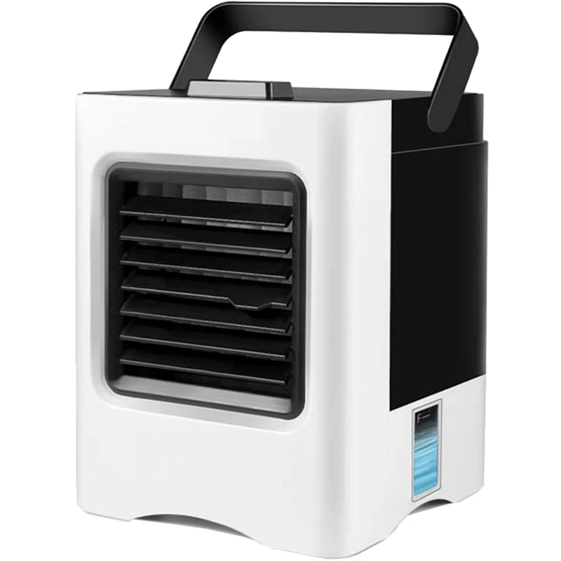 White Перезаряжаемый портативный Кондиционер USB мини воздушный охладитель, увлажнитель, очиститель воздуха, вентилятор охлаждения, Персональный вентилятор для автомобиля, дома, офиса - Цвет: White