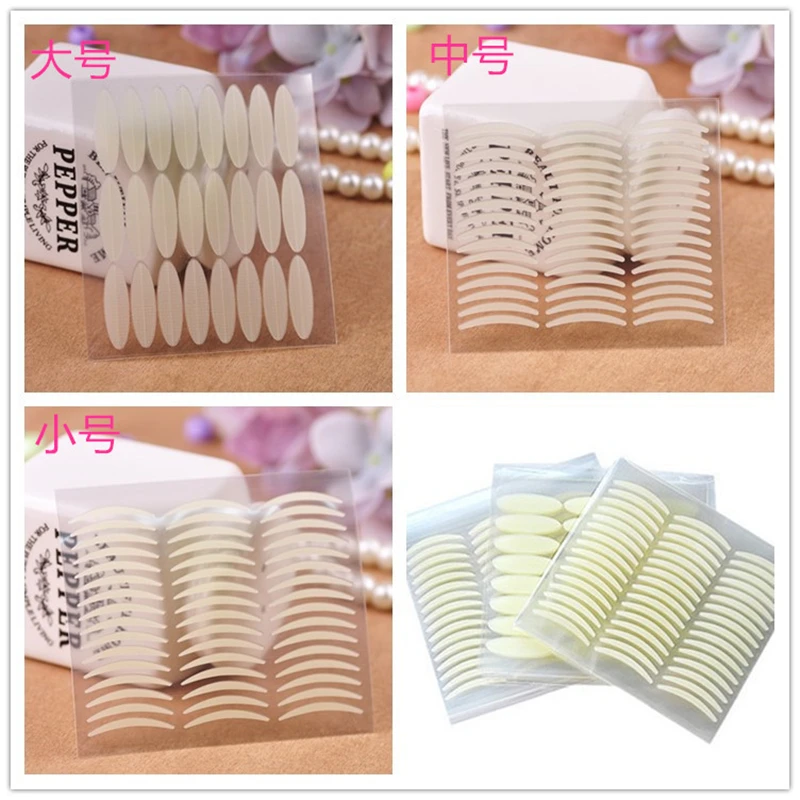 

144pcs/lot 3 Size Thick and Thin White Stripe Makeup Eyeliner Eyelid Tape Stickers for Making The Eyes Bigger SP-1310/11/12 LMS