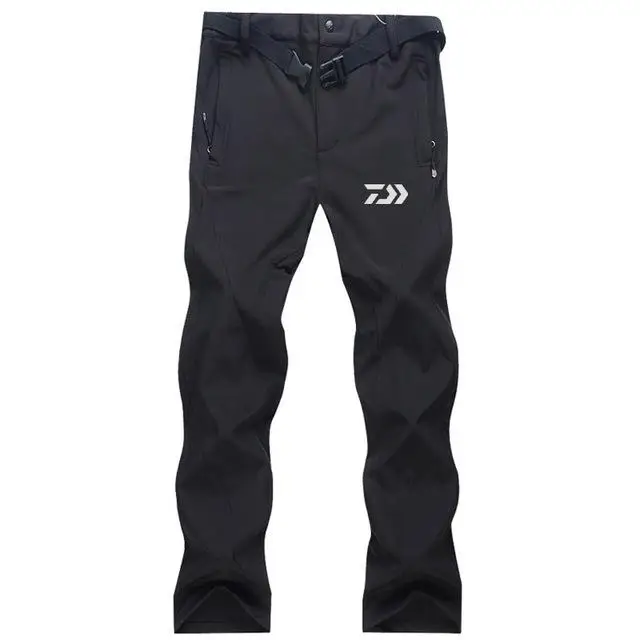 black pants Новинка, набор одежды для рыбалки Daiwa, мужской дышащий набор спортивной одежды, походная ветрозащитная одежда, куртка для рыбалки и штаны - Цвет: black pants