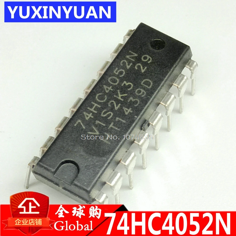 SN74HC4052N 74HC4052N 74HC4052 DIP16 Dual 4 Выберите 1 аналоговый переключатель 10 шт./лот |