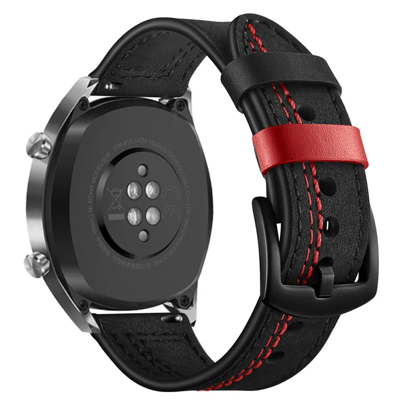 Для huawei часы GT/GT2 46 мм/Honor magic dearm кожаный ремешок smart Watch спортивный ремешок для Galaxy watch 46 мм