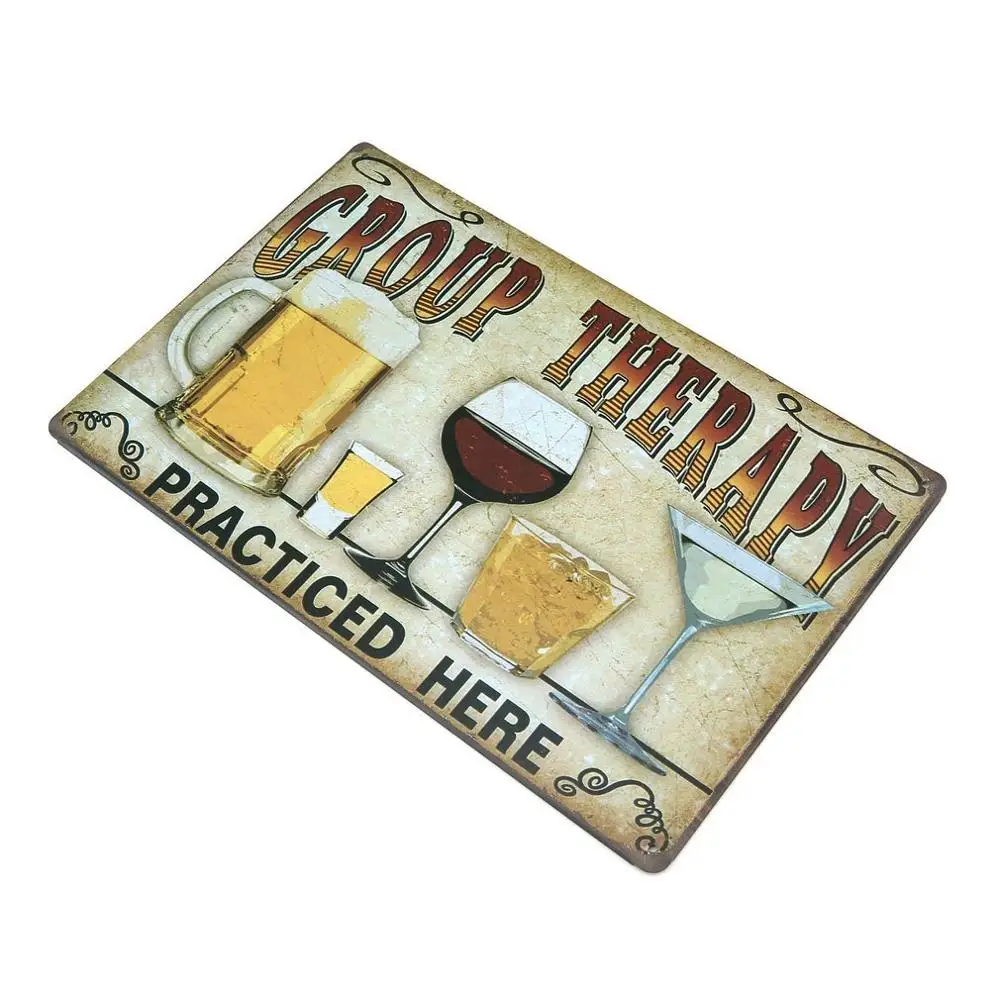 Ретро пивная металлическая тарелка картина стене плакат Декор винтажные