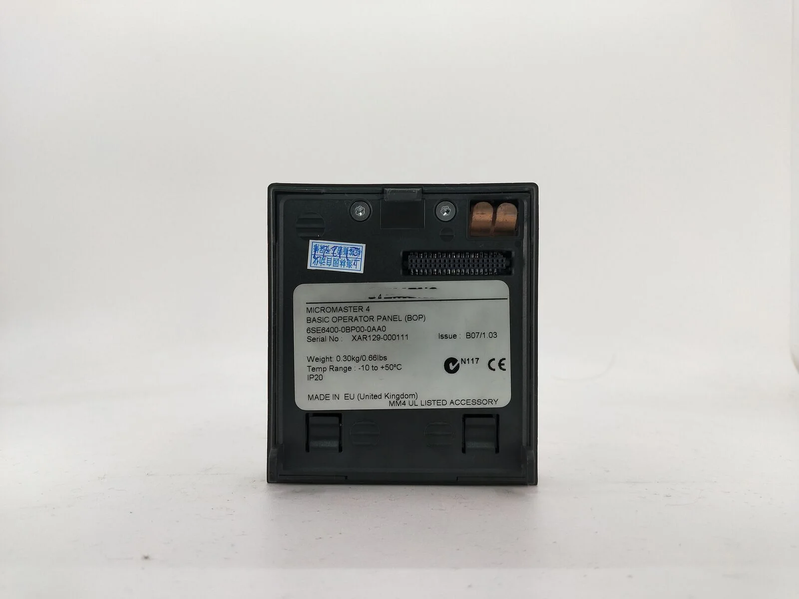 

Applicable for 6SE6400-0BP00-0AA0 operator panel