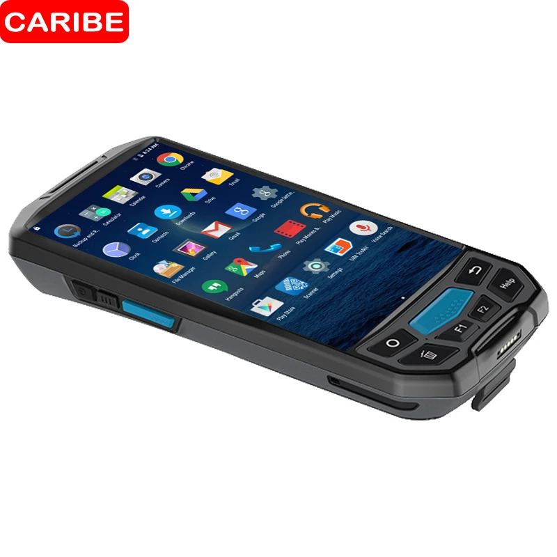 CARIBE КПК сканер штрих кода для andorid Pos терминал с NFC считыватель сенсорный экран