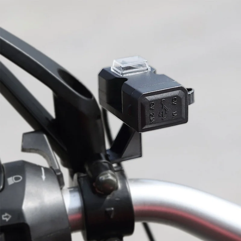 Двойной USB-порт водонепроницаемое зарядное устройство на руль мотоцикла адаптер
