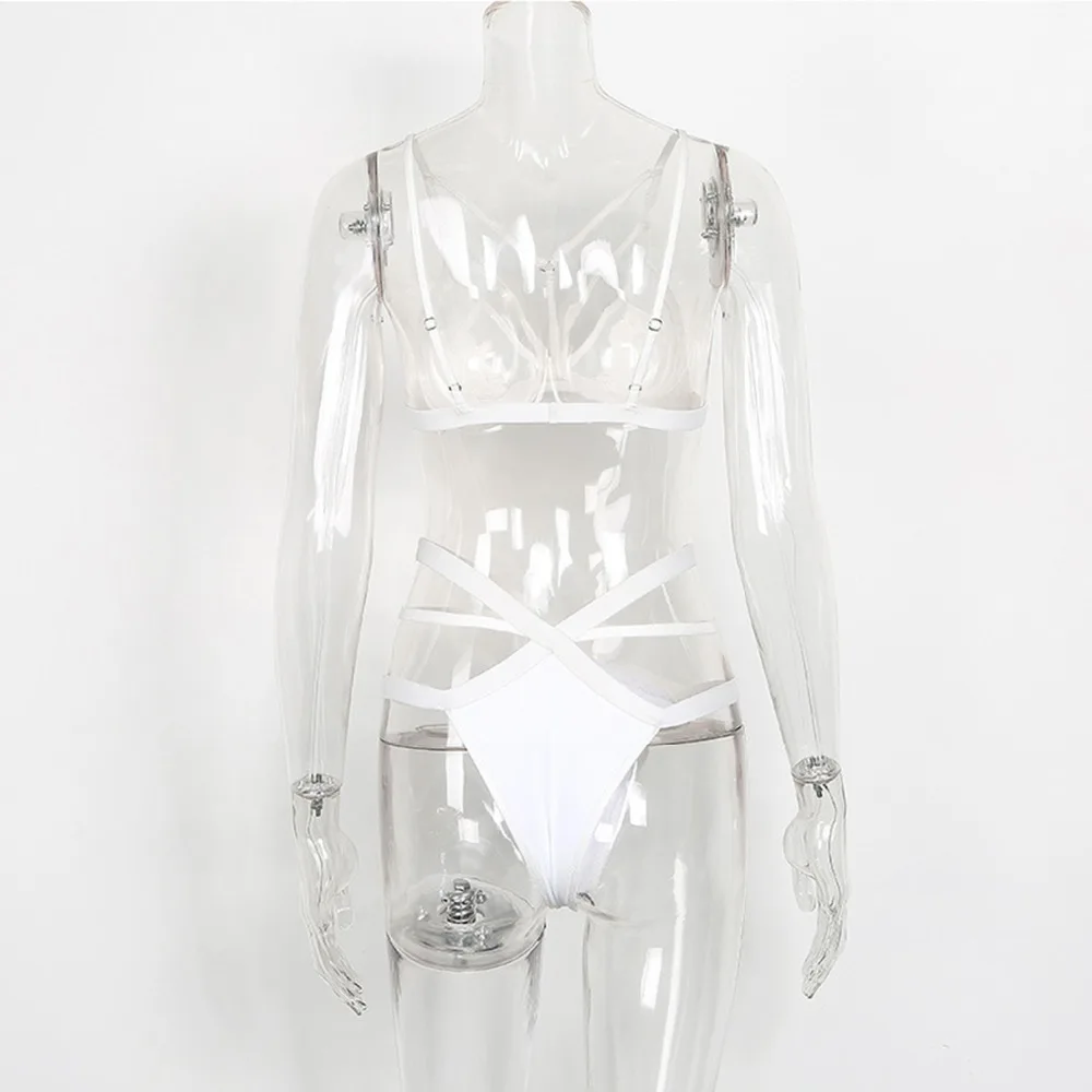 Сексуальный мусс комплект бюстгальтер и трусики на шнуровке с цветочным