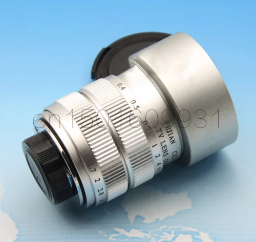 Emolux черная Серебристая 35 мм металлическая бленда для объектива f1.7 50 f1.4 CCTV +