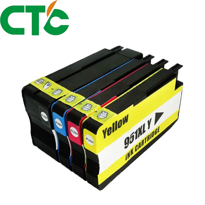 4 шт. совместимый картридж Замена для чернил 950 951 xl Officejet Pro 8600 8620 8630 276dw 8640 8660 8615