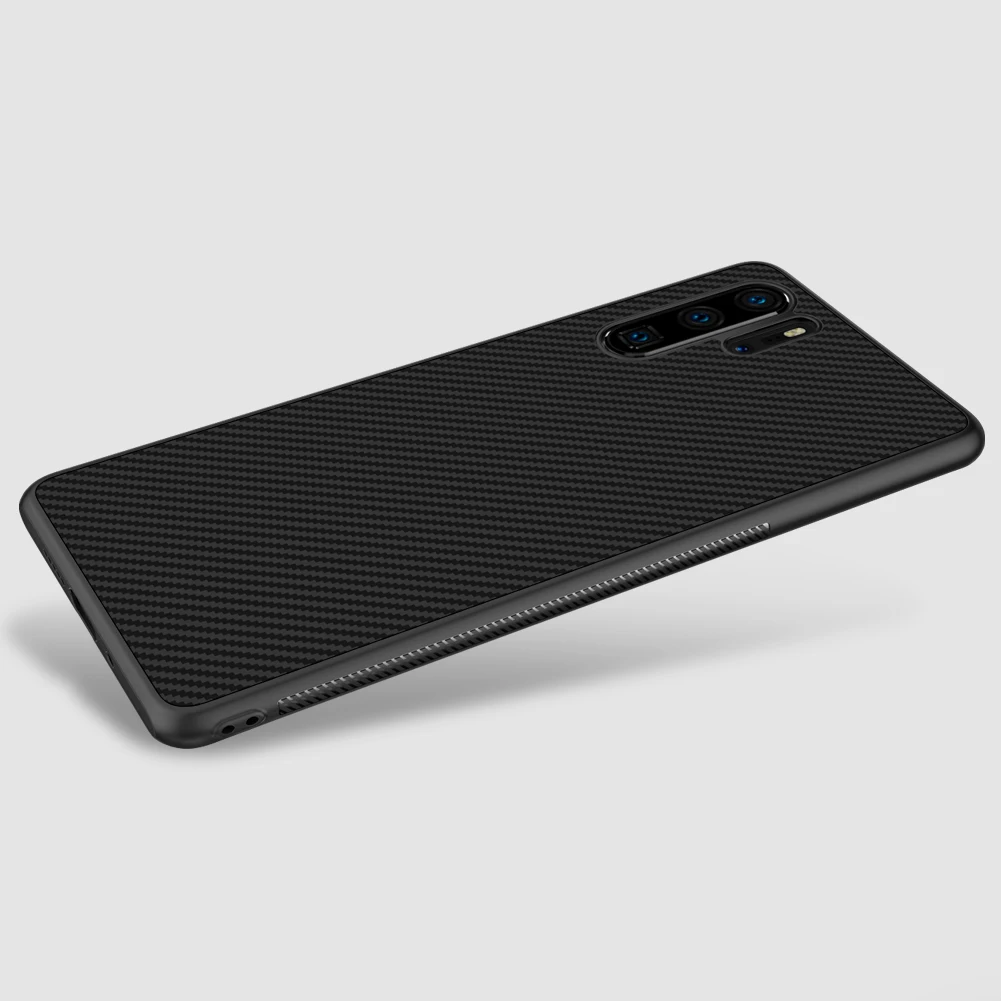 NILLKIN huawei P30 Pro Чехол huawei P30 чехол крышка из углеродного синтетического волокна Пластиковая Задняя Крышка