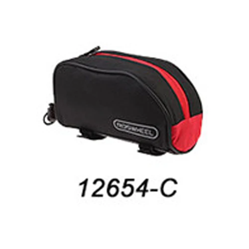 ROSWHEEL 600D полиэстер Открытый MTB дорожный велосипед велосипедная рамка велосипеда Паньер Передняя верхняя труба пакет 1Л велосипед Луч седло сумка - Цвет: Black Red