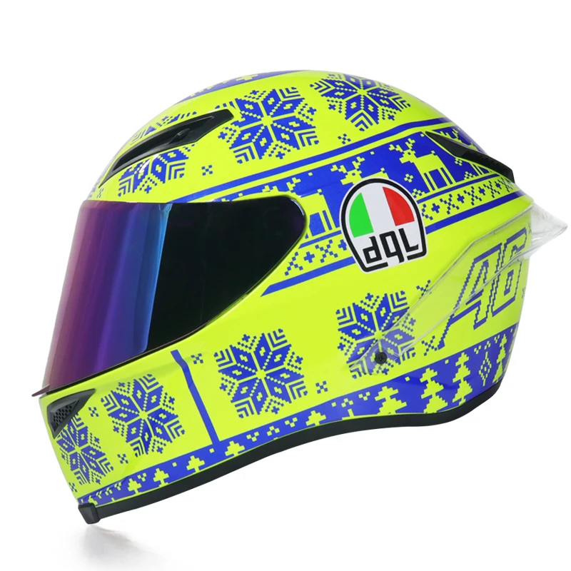 Dql мотоциклетный шлем для мужчин езды на автомобиле четыре сезона крутой