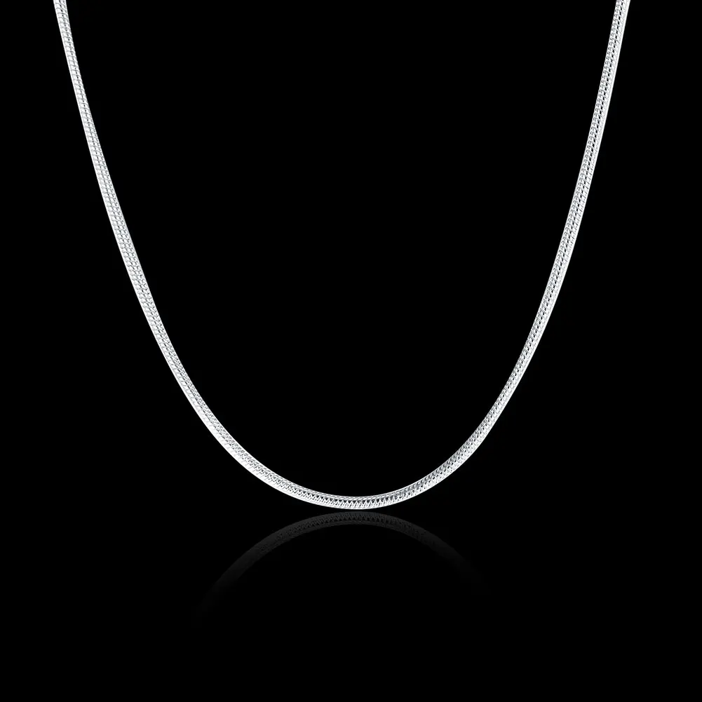 18 дюймов Размер змеиная цепочка 20 cadenas colier ювелирные изделия sevgiliye hediye joyas marca famosa al