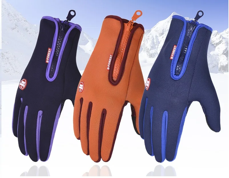 Waterproof touch screen riding gloves MTB road bike full finger fleece windproof anti-wear CS outdoor sports free shipping DH | Спорт и
