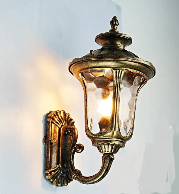 Настенные уличные лампы в американском стиле водонепроницаемые светодиодный