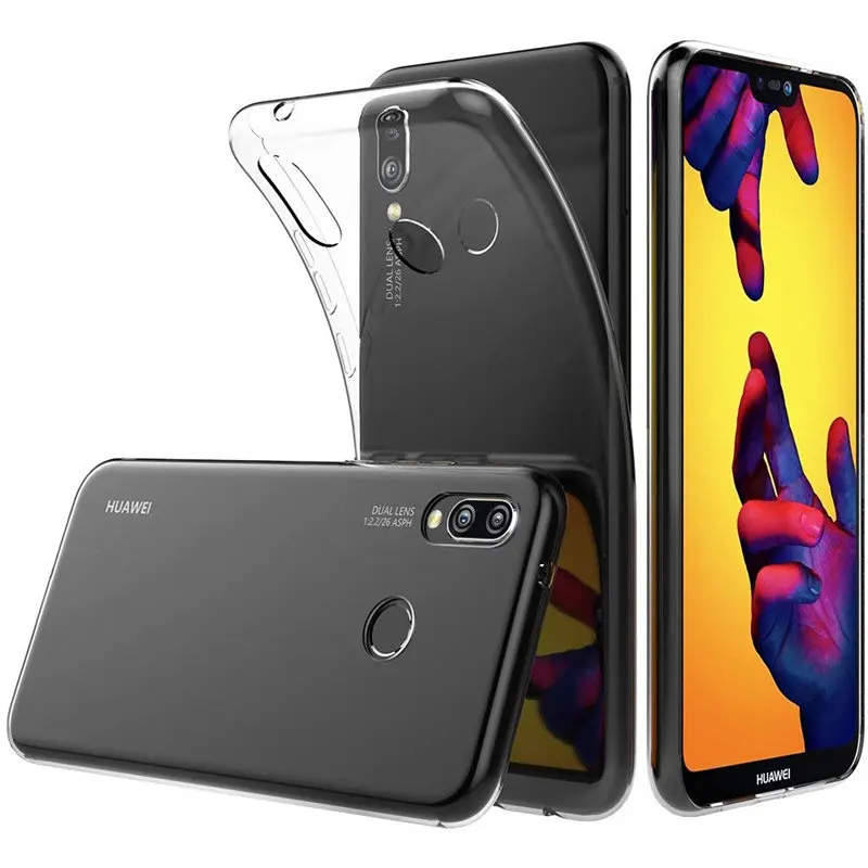 Прозрачный чехол для Huawei P10 P20 Mate 20 Lite Pro P Smart Plus Y5 Y6 Y7 PRIME Y9 2018 2019 Nova 3 3i Honor 8 9 10 TPU |