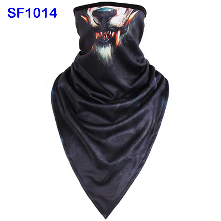 SF1014 WildSurfer плюс треугольный Походные шарфы для верховой езды дышащая Полотенца Велоспорт животных половина уход за кожей лица маска Рыбалка Бандана Ciclismo FJ36 - Цвет: SF1014