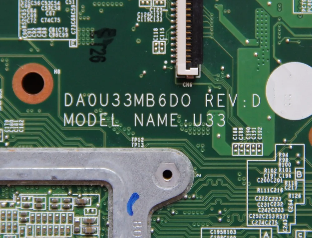 714618 501 для HP Sleekbook 14 B материнская плата ноутбука DA0U33MB6D0 с I3 2367M CPU на борту DDR3