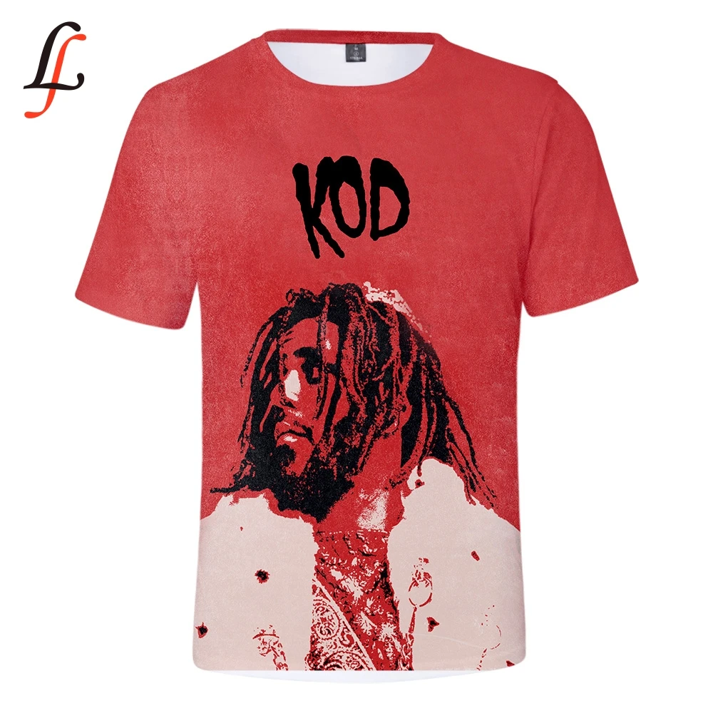 Kod J Cole 3D мужская летняя футболка Повседневная женская с круглым вырезом модные