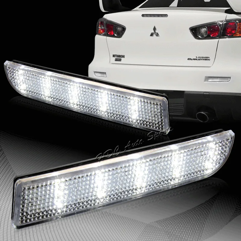 Голубой почвенный залив 2008- для Mits. Lancer EVO Evolution Outlander прозрачные линзы светодио дный светодиодные задние отражатели стоп-сигналы лампы