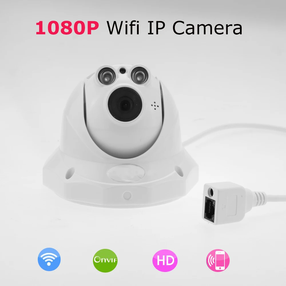 1920*1080 P HD Беспроводной купольная ip-камера Камера 2mp ONVIF дома ИК безопасности ip Wi-Fi