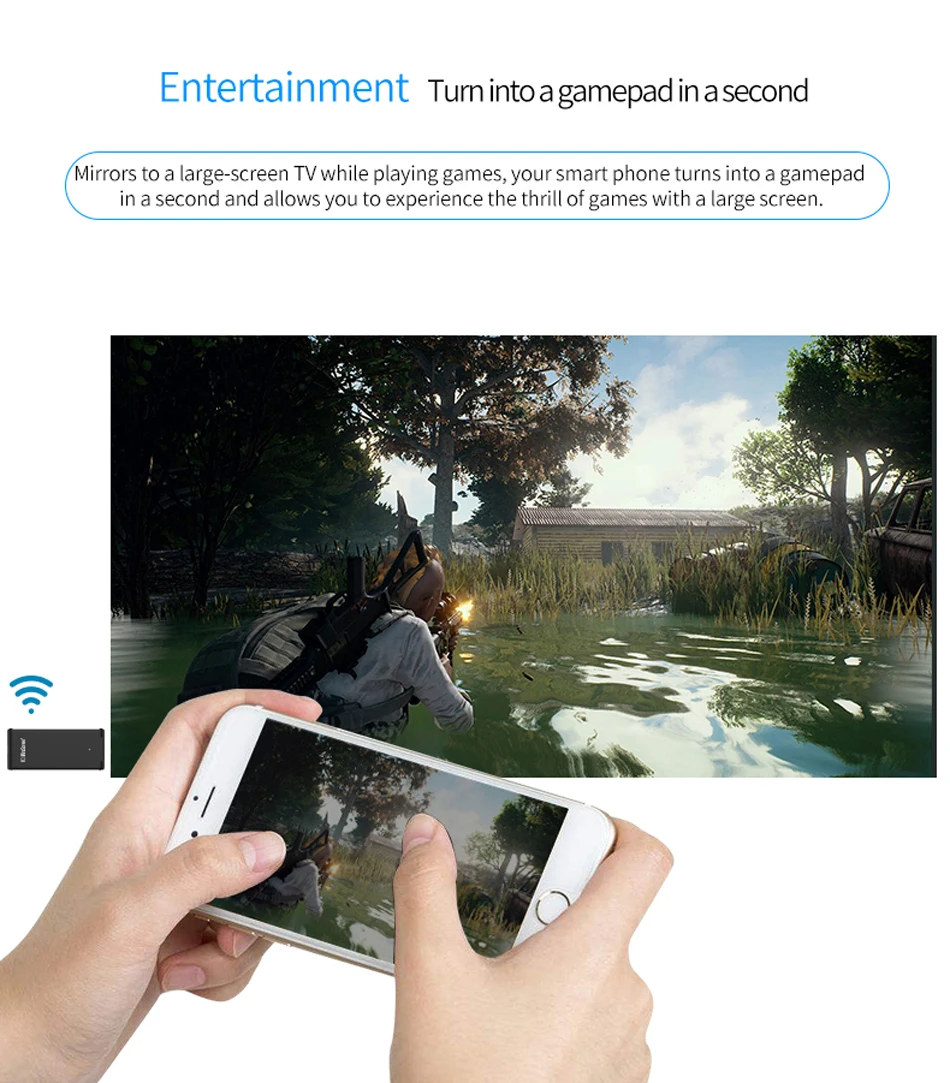 JKING 4K MiraScreen OTA tv Stick Smart tv HD Dongle Беспроводной приемник DLNA Airplay Miracast oneanycasing PK Chromecast 2