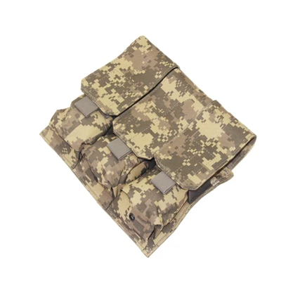 ACU Охотничий страйкбол Открытый molle тактический, тройной AR15 M4 5,56 мм Журнал Mag мешочек жилет для стрельбы инструмент Dump Drop Bag аксессуары - Цвет: ACU