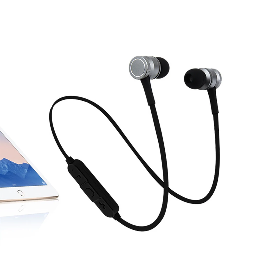 Беспроводной Bluetooth наушники спортивные для телефона шейным Спорт