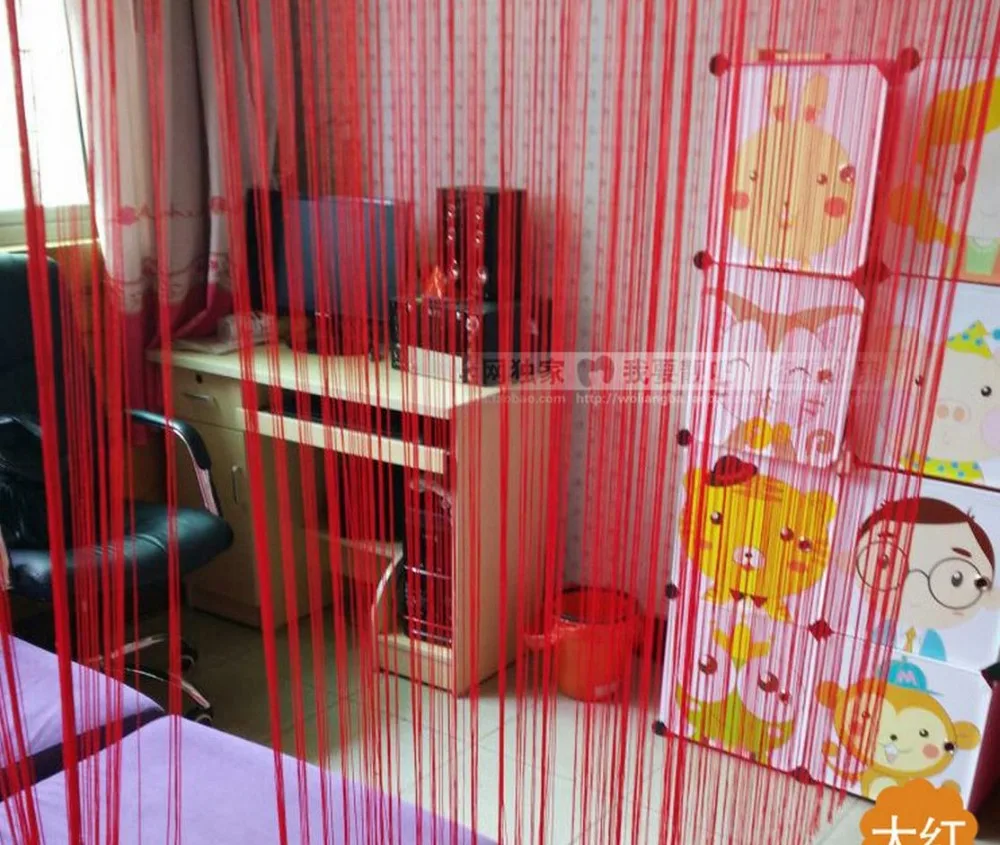 Прямая красная Свадебная перегородка с кисточками крыльцо двери держатель для