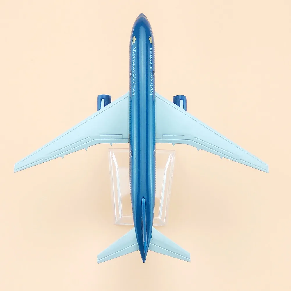 16 см металлическая модель самолета Air Vietnam Airlines Boeing 777 B777 Airways W подставка
