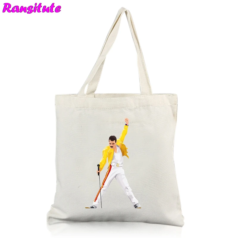 Ransitute R448 Фредди Меркурий печать Термотрансферная футболка джинсовая одежда