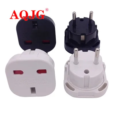 

UK to European Euro EU AC Travel Charger Adapter Plug Outlet Converter Adapter 10A/16A 240V Black New Arrival