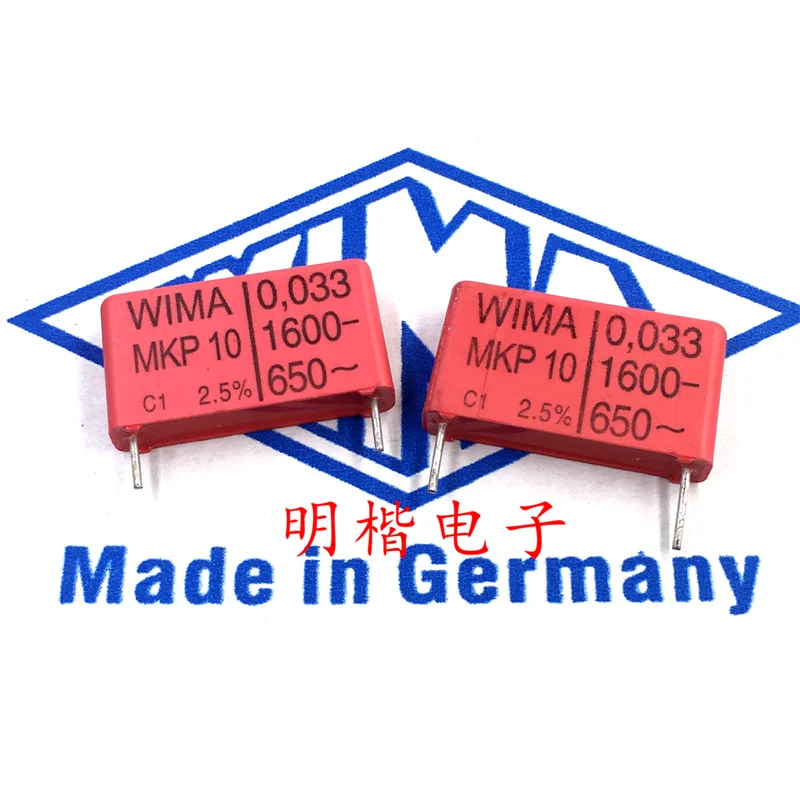 10 шт./30 шт. WIMA немецкий конденсатор MKP10 1600 в мкФ 0 033 22 5 НФ шаг мм Бесплатная