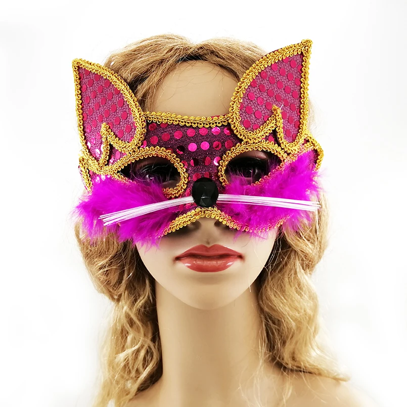 PF Сексуальная Фокс Маски для век Для женщин Обувь девочек половина верхней Уход