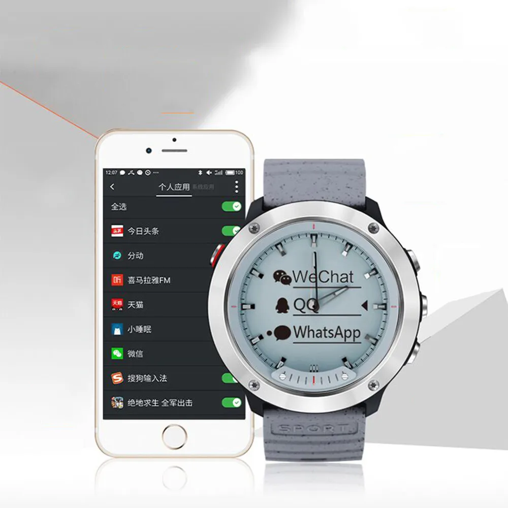 EPULA нержавеющая сталь GPS спортивные Смарт-часы фитнес-трекер пульсометр часы с