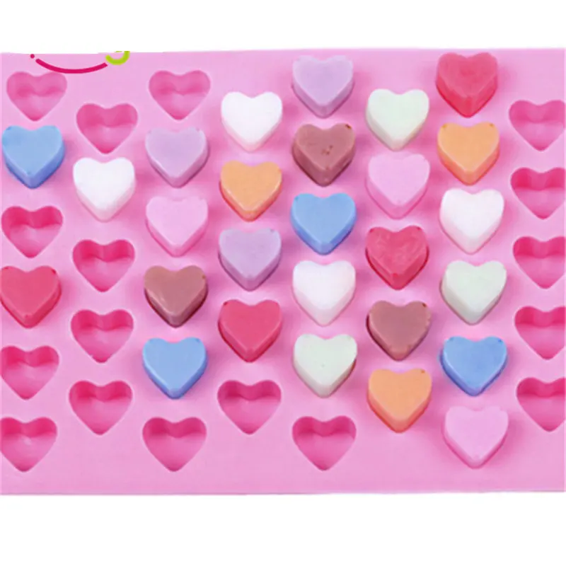 1 шт. 55 отверстий маленькая искусственная силиконовая 3D форма для помадки в виде