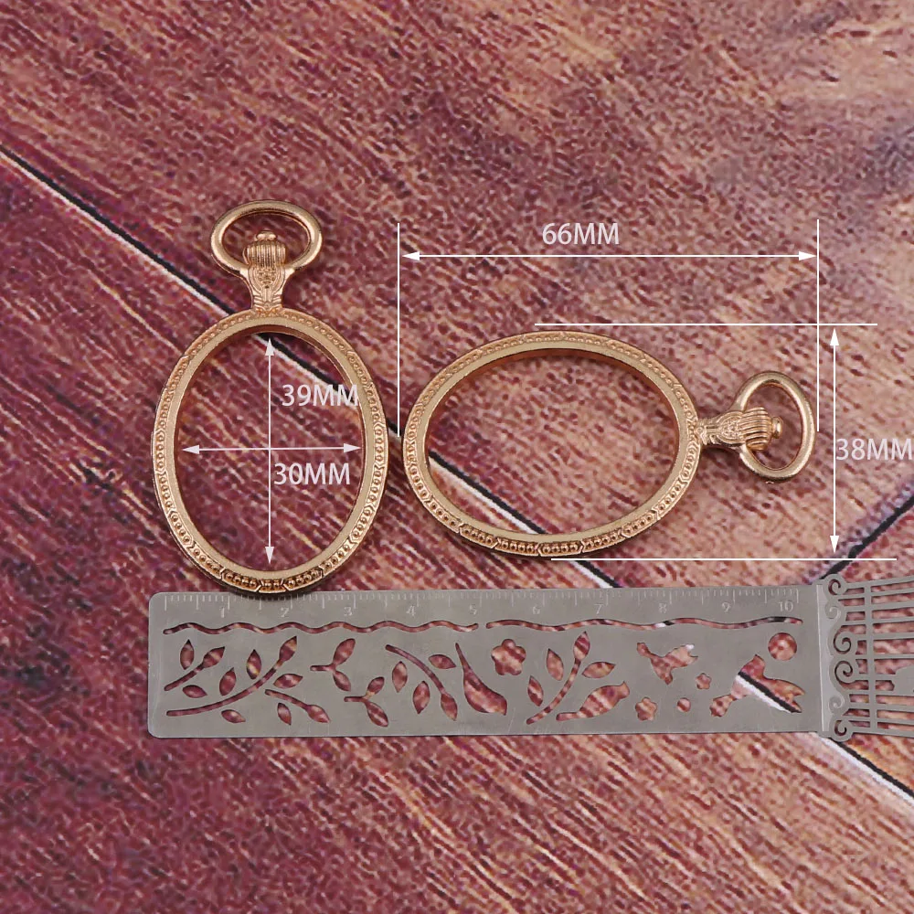 Vintage Big Size 2pc Oval Antique Metal Hollow Frame Glue Blank Connector Charms Pendant DIY Jewelry Findings Accessories | Украшения и