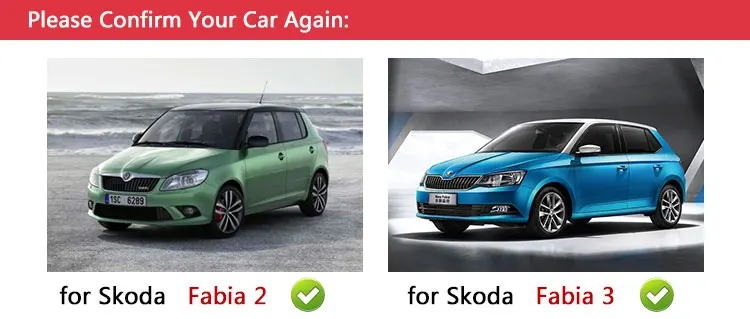 Горячая Распродажа для Skoda Fabia / New 2007-2015 роскошные хромированные наружные чехлы на