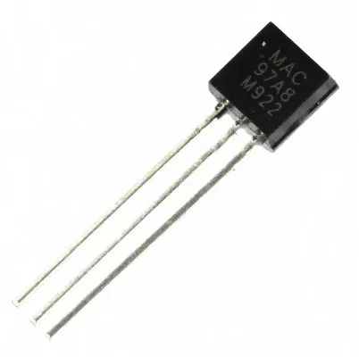 1000 шт. MAC97A8 TO-92 97A8 логический уровень triac 0.6A 600V | Электронные компоненты и