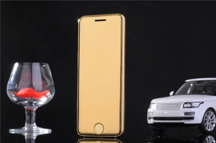 ULCOOL V66 Роскошный телефон Супер Мини Ультратонкий карточный телефон с MP3 Bluetooth 1,67 дюймов пылезащитный ударопрочный мобильный сотовый телефон