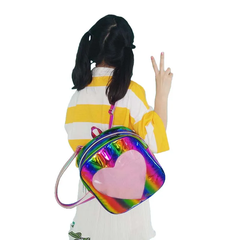 2017 летние детские рюкзаки радужных цветов для девочек милые маленькие школьные