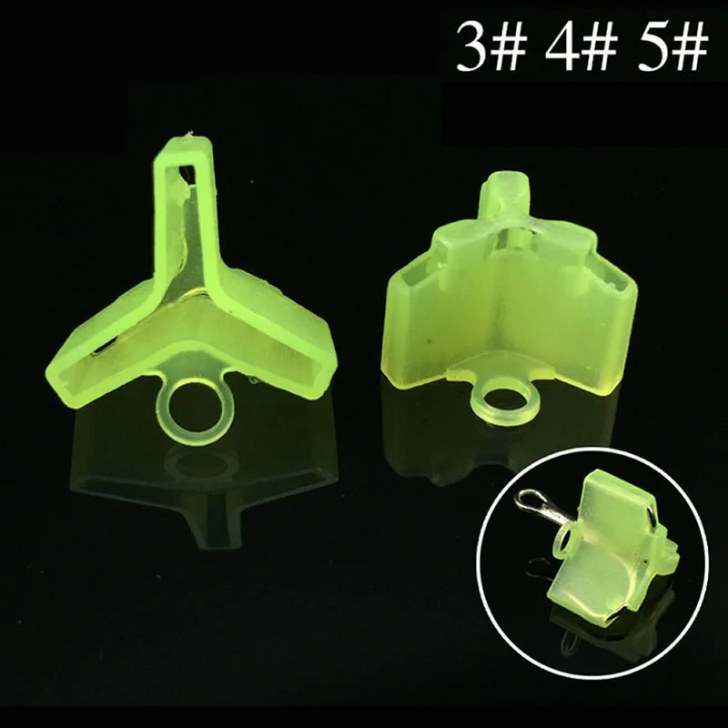 

50Pcs Fishing Treble Hooks Jig Covers Case Bonnets Caps Protector Durable New