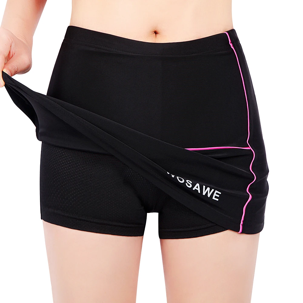 WOSAWE велосипедная одежда команды мини юбка + рубашка Ropa Ciclismo короткий рукав