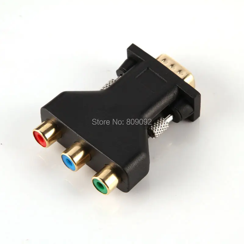 Адаптер VGA папа YPBPR 3RCA Femal 15 контактный ПК компьютер для проектора/Ypbpr ТВ адаптер|male