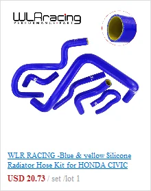 WLR RACING-синий силиконовый радиатор охлаждающей жидкости шланг комплект для VW GOLF GTI MK5 2,0 T 2003-2009, для AUDI MK2, для Seat Leon MK2