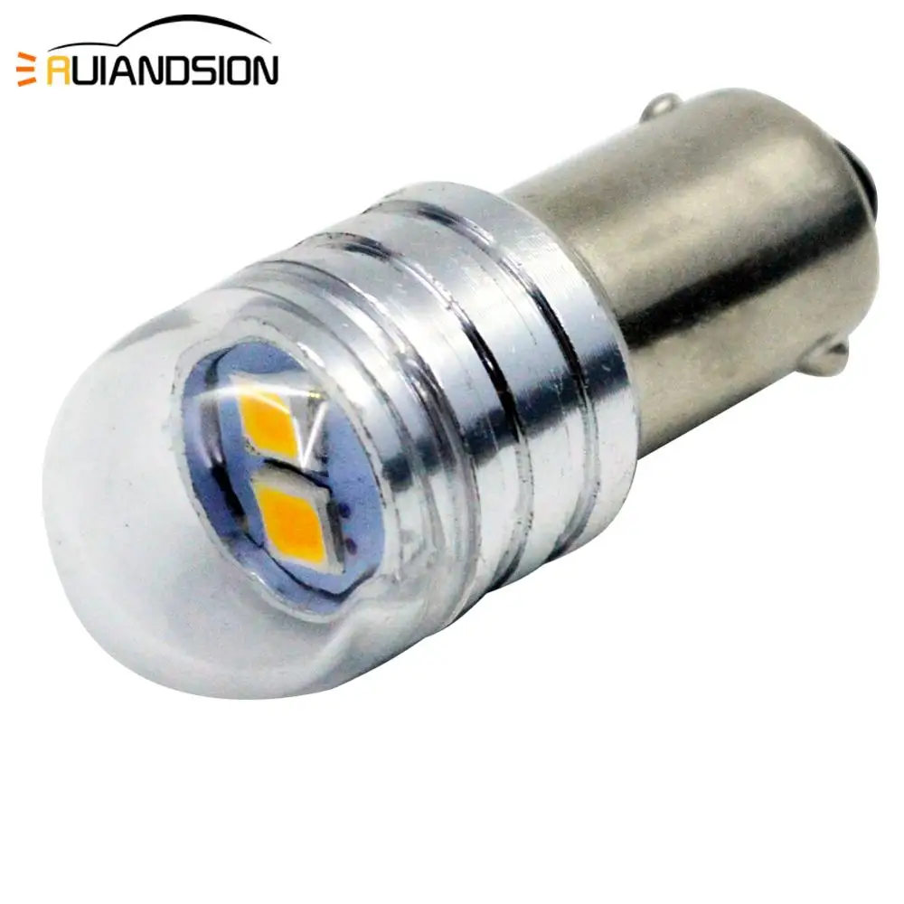 2 шт. Сверхъяркие светодиодсветодиодный лампы H21W BAY9S BA9S BAX9S 2smd 3030 6 в 12 В для