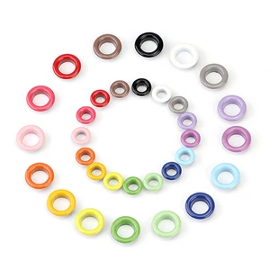 50 компл.упак. распылительная краска, 16 видов цветов, луковицы, ушко, сделай сам, украшение, металлическая петля, полые заклепки 4  5  6  8  10 мм, внутренний диаметр Q-13