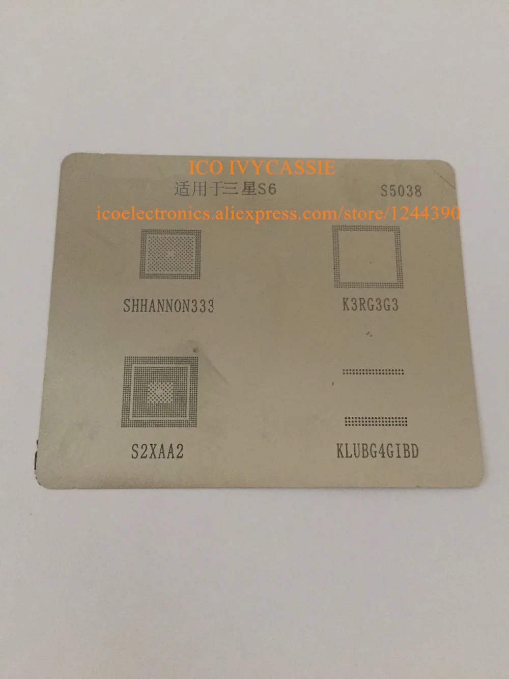 Трафарет BGA для Samsung S6 SHHANNON333 K3RG3G3 S2XAA2 KLUBG4GIBD трафарет прямого нагрева трафаретная