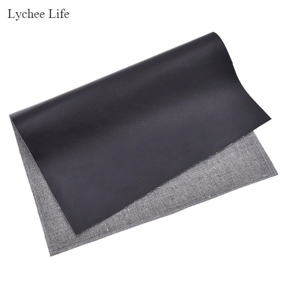 Spider pattern Lychee Life классический черный швейная одежда Синтетическая кожа ткань DIY ручной работы ремесла одежда Decoraiton аксессуары - Цвет: Spider pattern