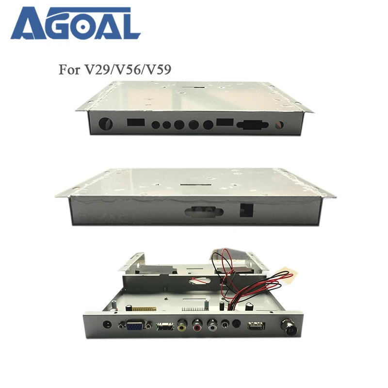 V29 V56 V59 DJ2 ТВ драйвер платы перегородка Утюг Металлической Коробке Корпус
